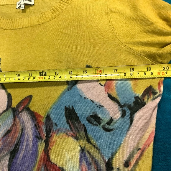 Who*s who horses thin knit sweater - Picture 7 of 12